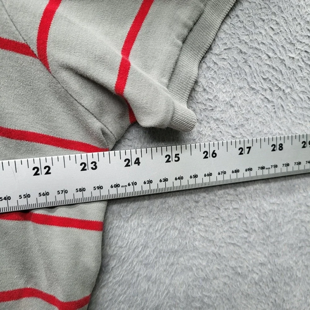 Polo Ralph Lauren Men Polo XL‎ Gray Pony Embroidery Striped Short Sleeve